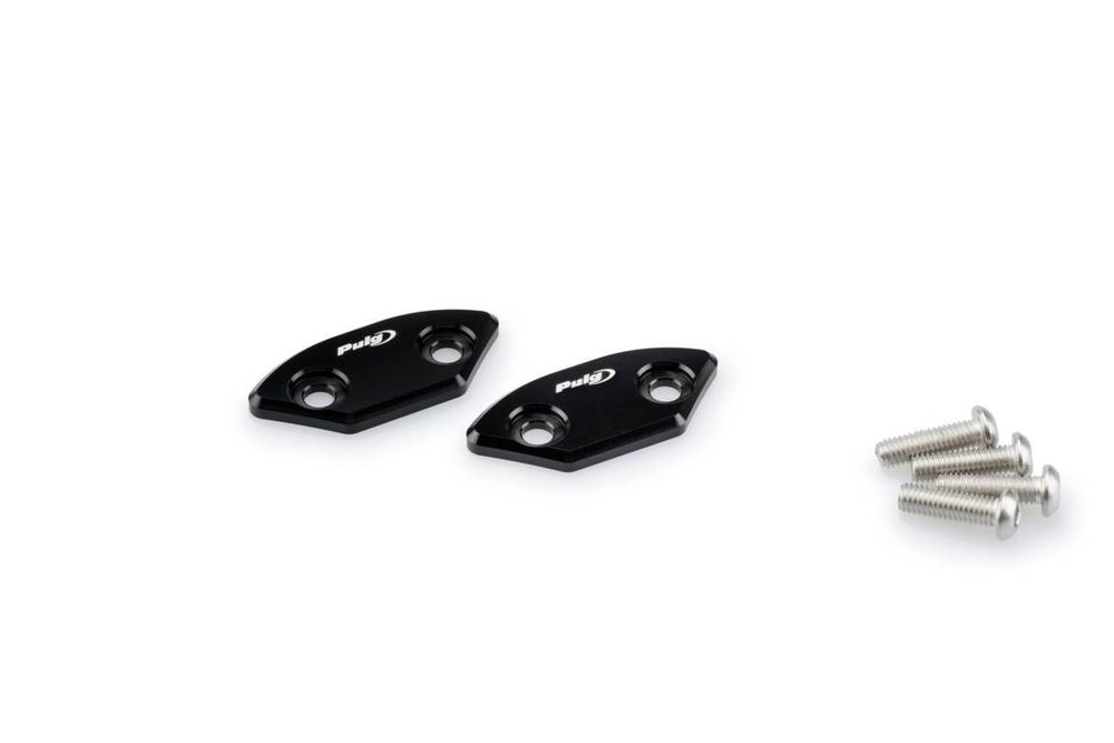 PUIG 3857N Rückspiegel Kappen passend fuer YAMAHA YZF-R6 Schwarz