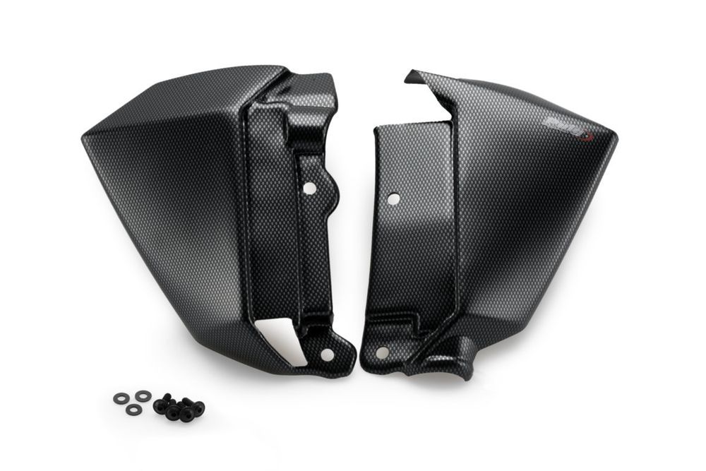 PUIG 9371C Kühlerdeckel  passend fuer KAWASAKI Z650 Carbon look