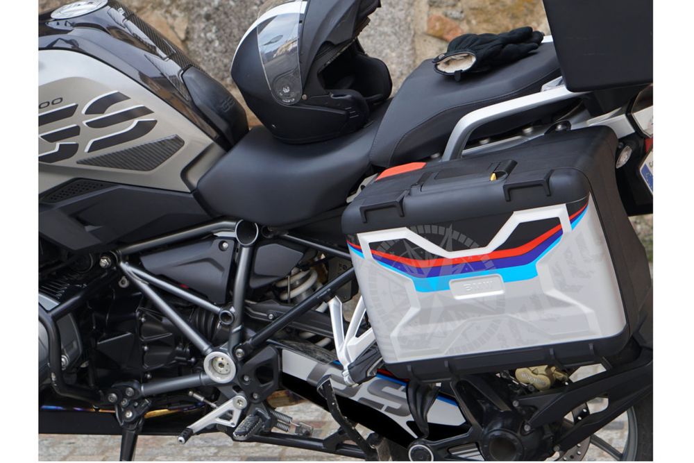 PUIG 20228N Stickerset für BMW passend fuer BMW R1200GS Schwarz