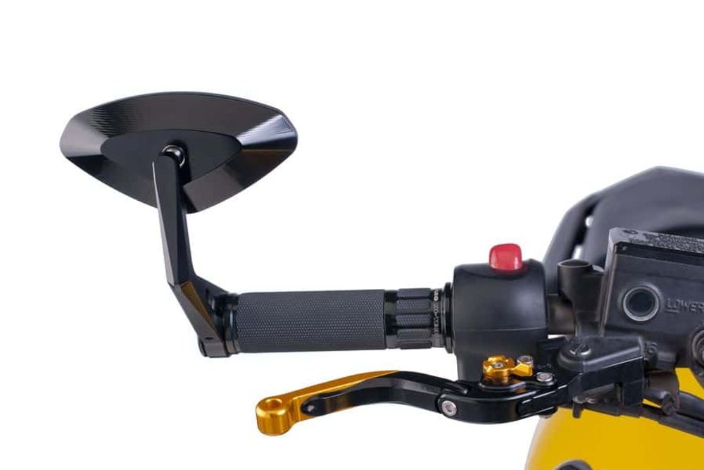 PUIG 6994N Hi-Tech IV Rückspiegel passend fuer YAMAHA XJR1300 Schwarz