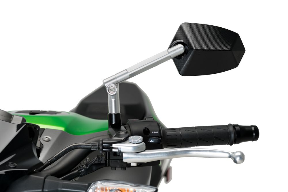 PUIG 019DN GT.1 Rückspiegel passend fuer KAWASAKI Z750 Schwarz
