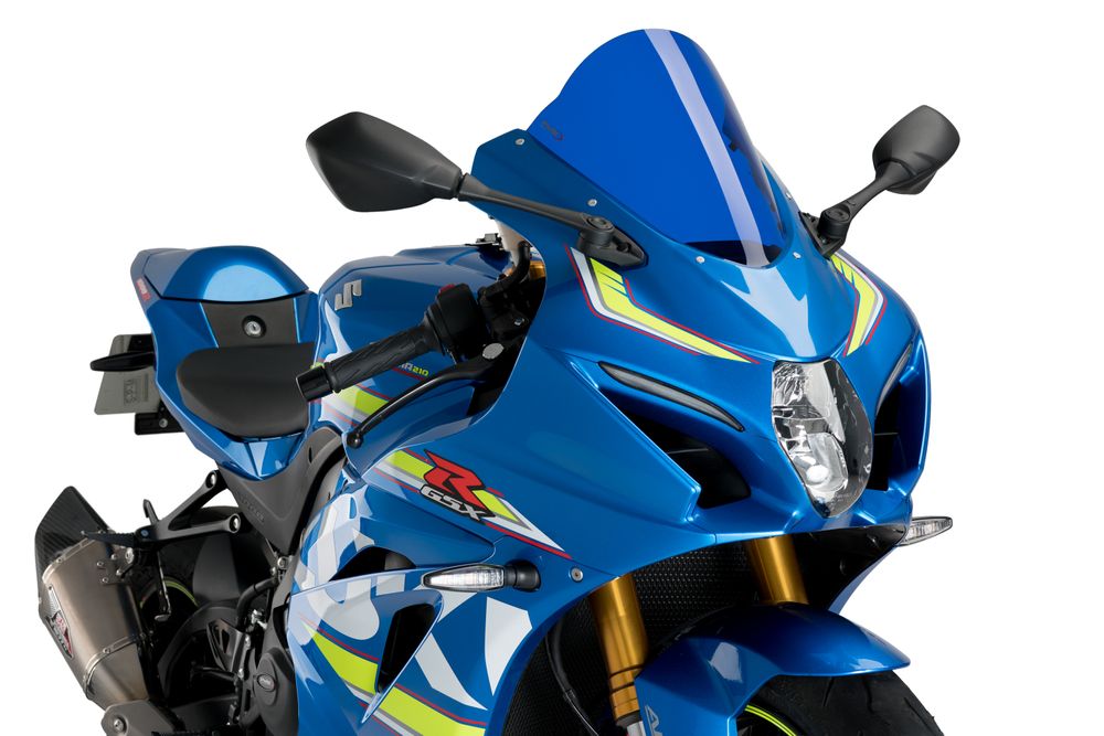 PUIG 3631A R-Racer Scheibe passend fuer SUZUKI GSX-R1000 Blau
