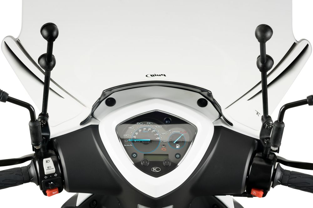 PUIG 20531W T.X. passend fuer KYMCO AGILITY 50 CITY 4T Transparent