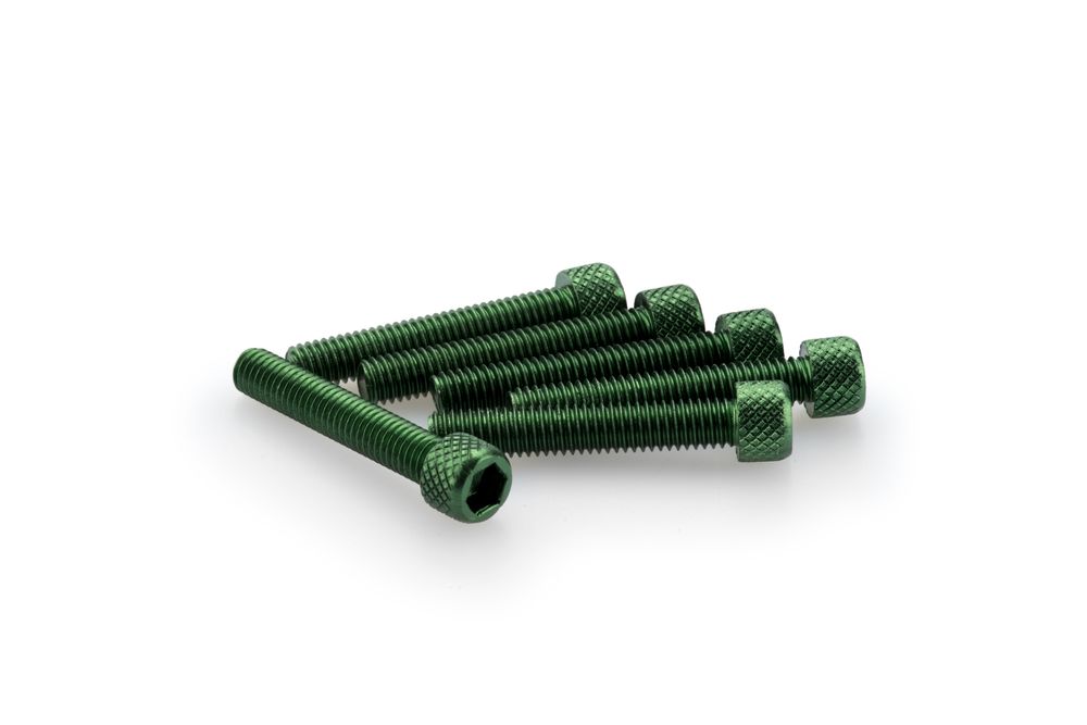 PUIG 0346V Muttern aus Anodisierten Aluminium passend fuer UNIVERSAL UNIVERSAL Grün
