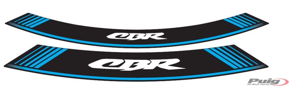 PUIG 5524A Rim Strips Specials passend fuer HONDA CBR900RR FIREBLADE Blau