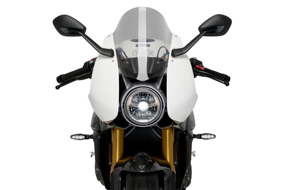PUIG 21262H R-Racer Scheibe passend fuer TRIUMPH SPEED TRIPLE 1200 RR Getönt
