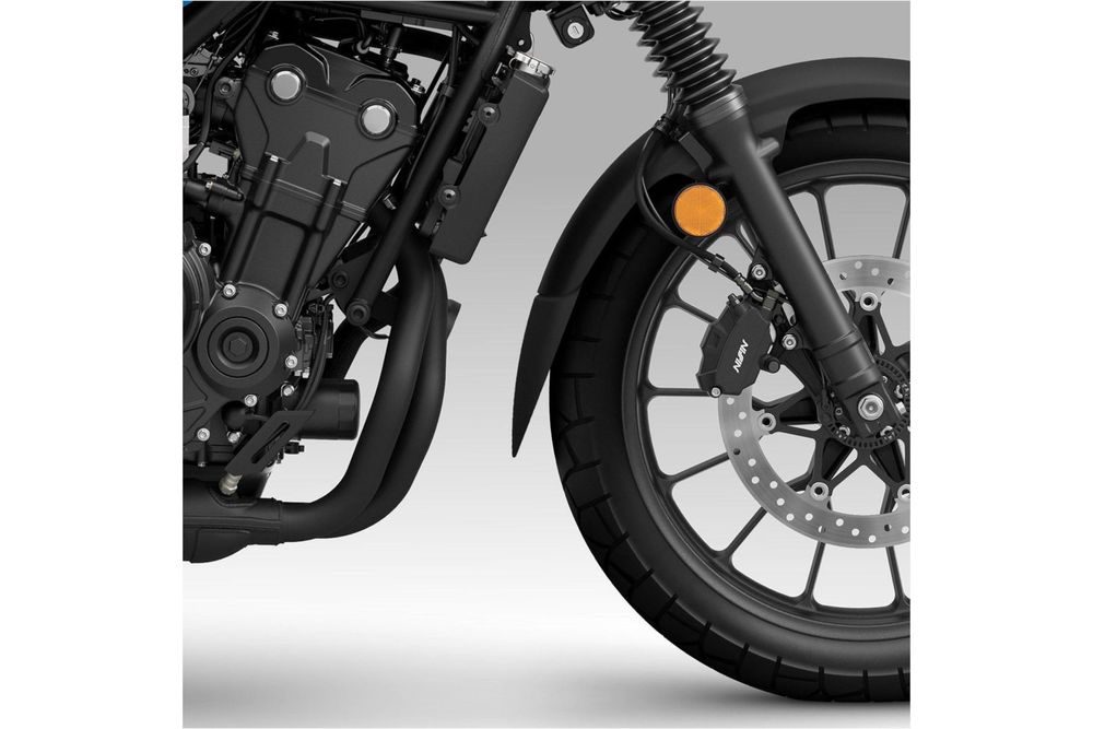 PUIG 21845N Verlängerung des vorderen Schutzblechs passend fuer HONDA CL 500 Schwarz