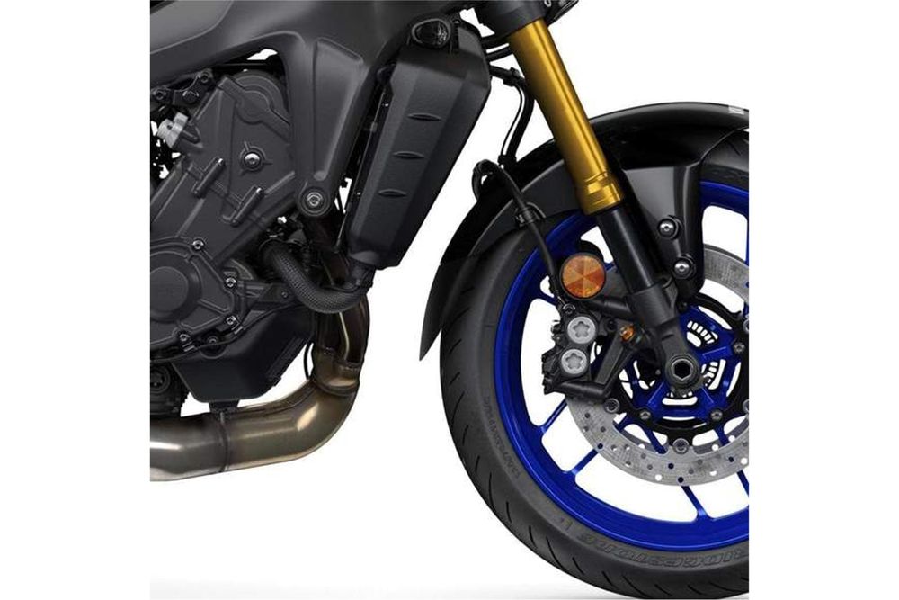 PUIG 20811N Verlängerung des vorderen Schutzblechs passend fuer YAMAHA MT-09 SP Schwarz