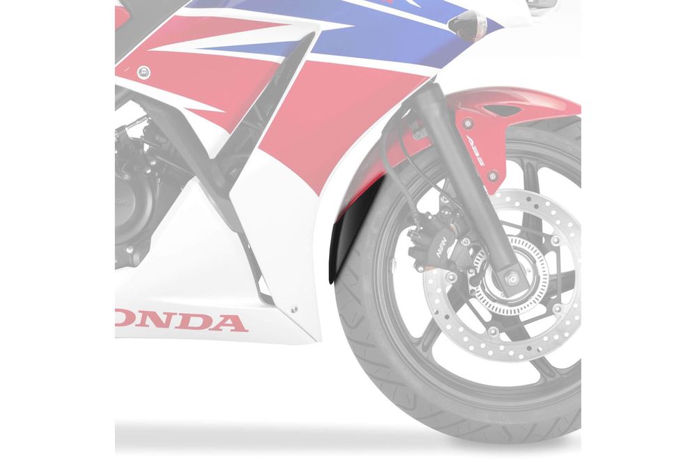 PUIG 3901N Verlängerung des vorderen Schutzblechs passend fuer HONDA CBR125R Schwarz