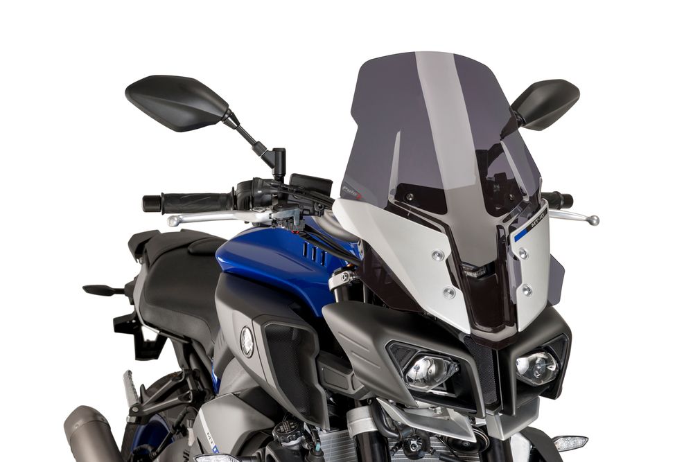 PUIG 8918F Tourenscheibe Plus passend fuer YAMAHA MT-10 Stark getönt