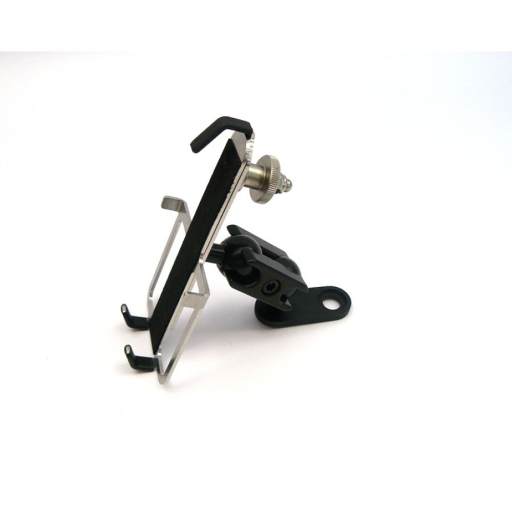 RA 6050-2 - 77  x 140-175 mm-100 Edelstahl Smartphone/Handy Halter Kugelflex® zu