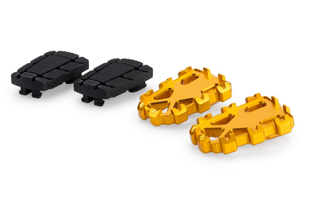 PUIG 20851O Enduro 2.0. Fussrasten passend fuer SUZUKI GSX-R750 Gold