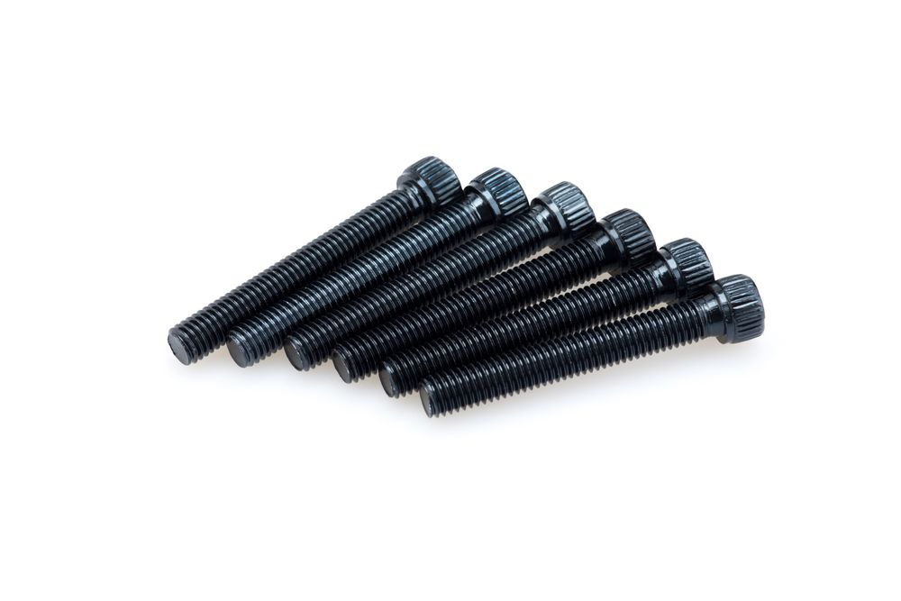 PUIG 0540N Muttern aus Anodisierten Aluminium passend fuer UNIVERSAL UNIVERSAL Schwarz