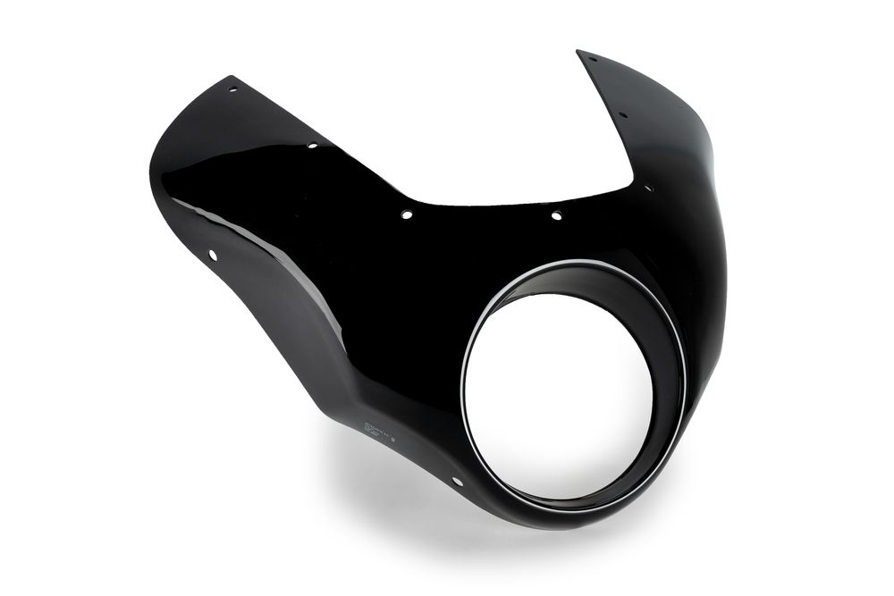 PUIG 22226N Ersatzteil - Verkleidungscheibe Dark Night passend fuer YAMAHA XV950 Schwarz