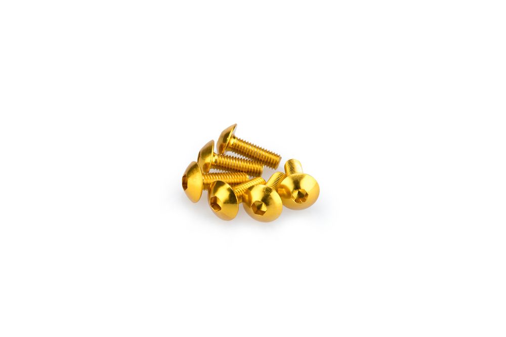 PUIG 0543G Muttern aus Anodisierten Aluminium passend fuer UNIVERSAL UNIVERSAL Gelb