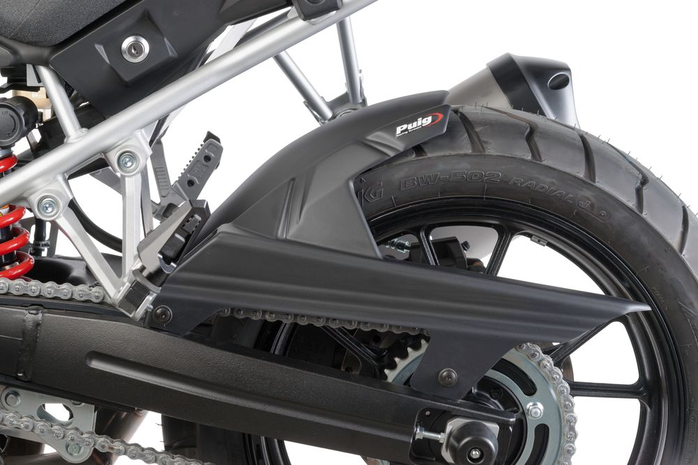 PUIG 6477J Hinterradabdeckungen passend fuer SUZUKI DL1000 V-STROM Mattschwarz