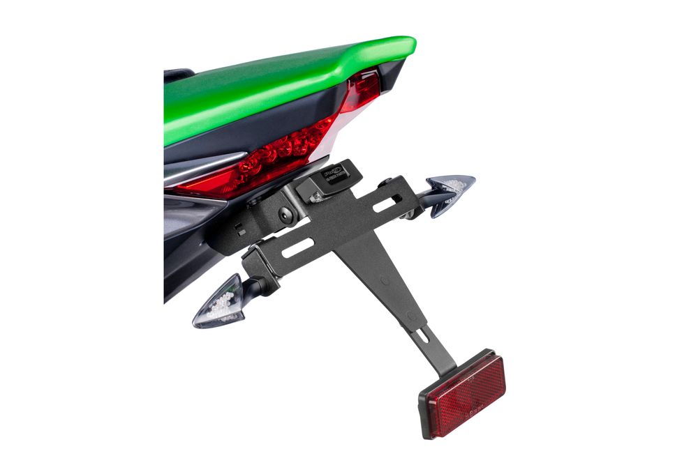 PUIG 7102N Kennzeichenhalters passend fuer KAWASAKI Z1000 Schwarz
