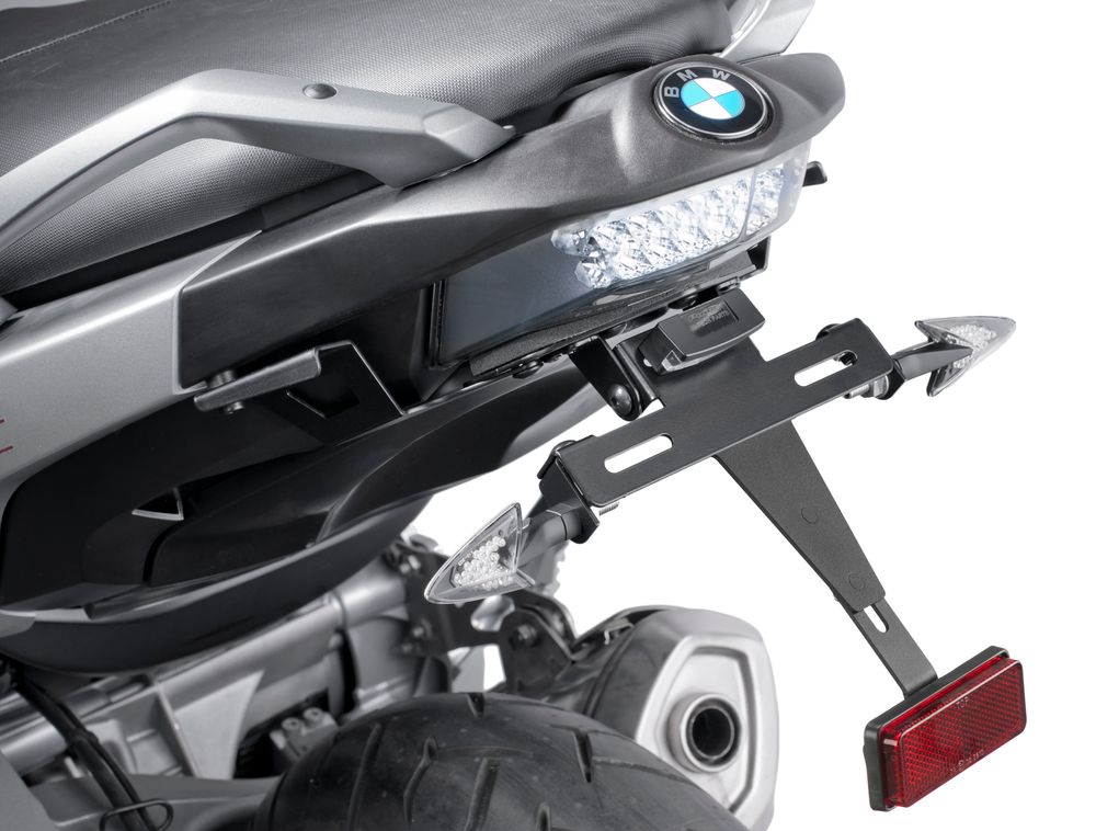 PUIG 6061N Kennzeichenhalters passend fuer BMW C600 SPORT Schwarz