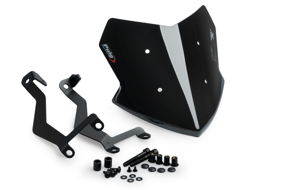 PUIG 21653N New Generation Sport passend fuer CFMOTO 650 NK Schwarz