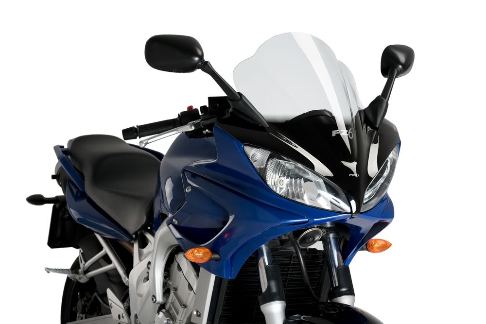 PUIG 1646W Racingscheibe passend fuer YAMAHA FZ6 FAZER Transparent