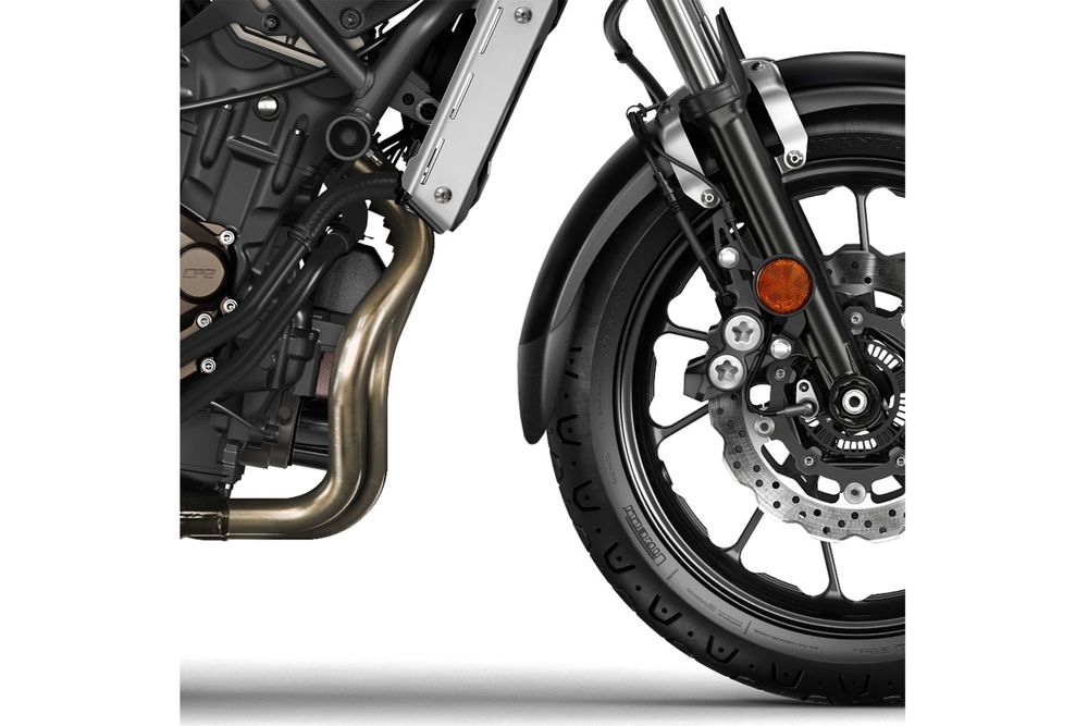 PUIG 9183N Verlängerung des vorderen Schutzblechs passend fuer YAMAHA XSR700 Schwarz