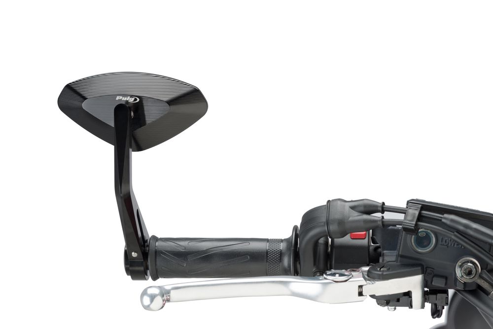 PUIG 6994N Hi-Tech IV Rückspiegel passend fuer YAMAHA XJR1300 Schwarz