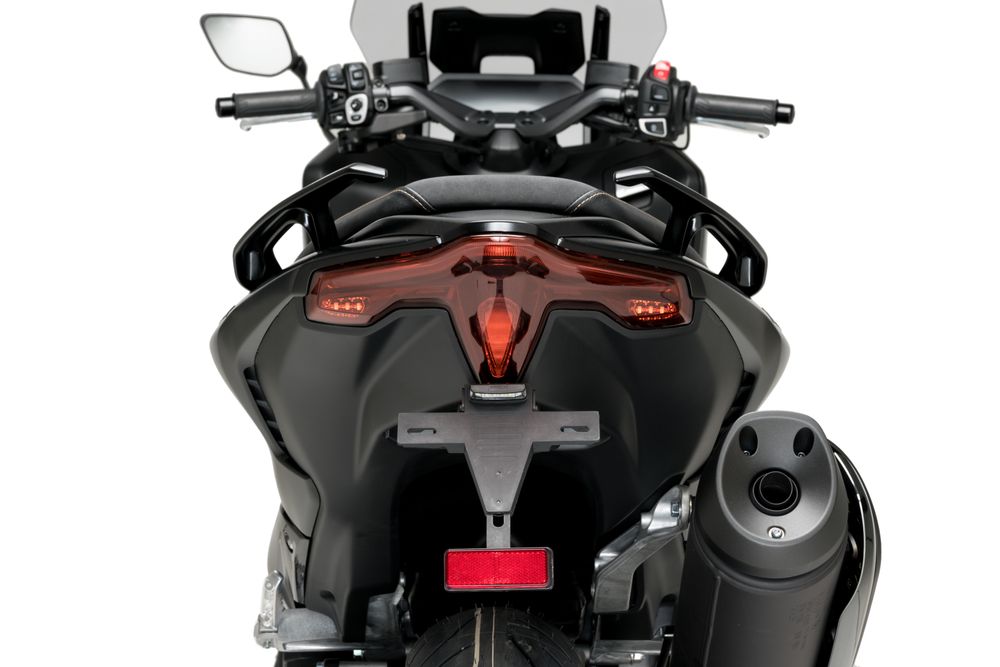 PUIG 21283N Kennzeichenhalters passend fuer YAMAHA T-MAX 560 TECH MAX Schwarz