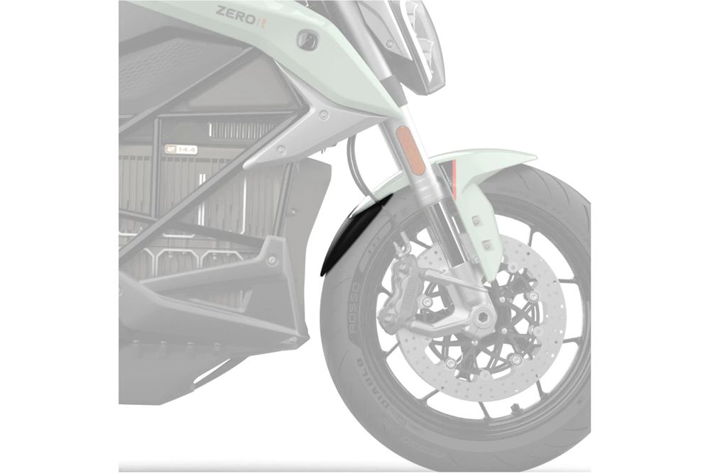 PUIG 21369N Verlängerung des vorderen Schutzblechs passend fuer ZERO SR Schwarz