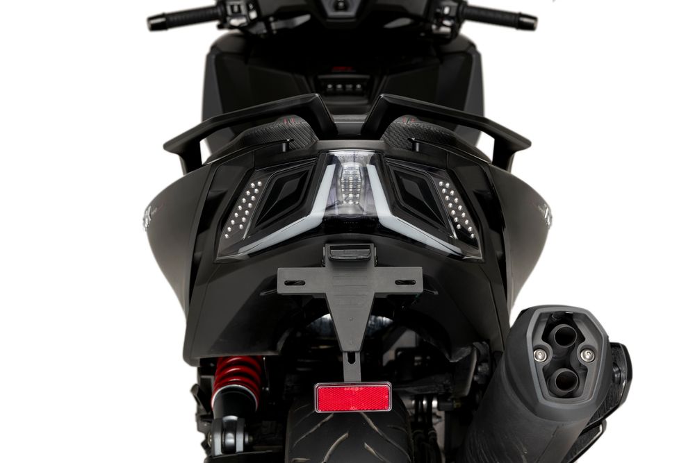 PUIG 22164N Kennzeichenhalters passend fuer KYMCO AK550 PREMIUM Schwarz