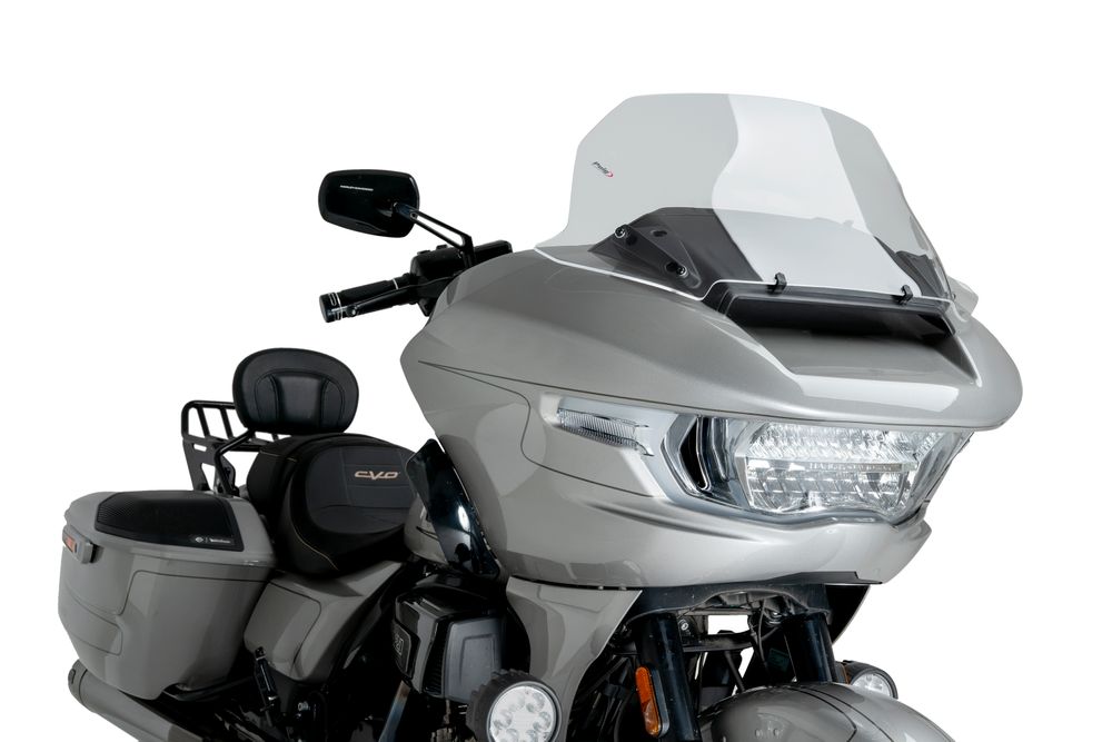 PUIG 22108W High-Road Touring passend fuer HARLEY DAVIDSON ROAD GLIDE FLTRX Transparent