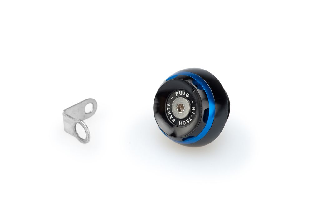 PUIG 20339A Motorölablassschraube TRACK passend fuer SUZUKI GSX-R750 Blau