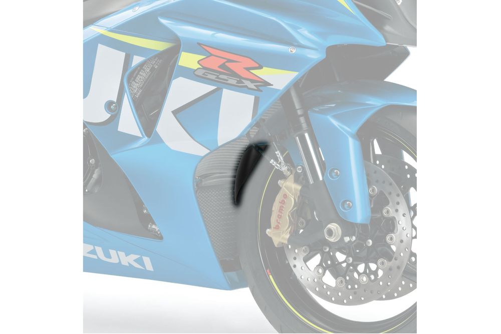 PUIG 9938N Verlängerung des vorderen Schutzblechs passend fuer SUZUKI GSX-R1000 Schwarz