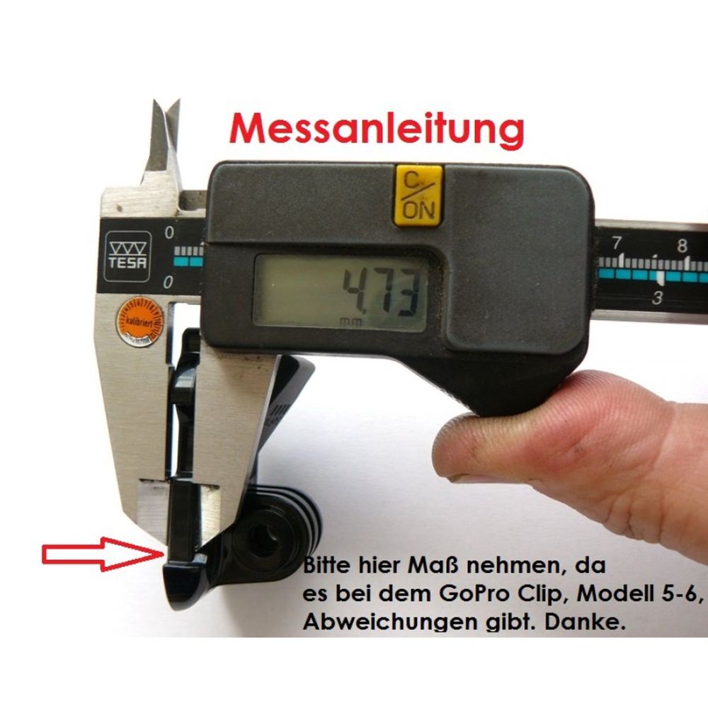 RA 4030-45mm-100-für Modell 5-6 GoPro Alu Kamera Halter Kugelflex® mit Bügelsche