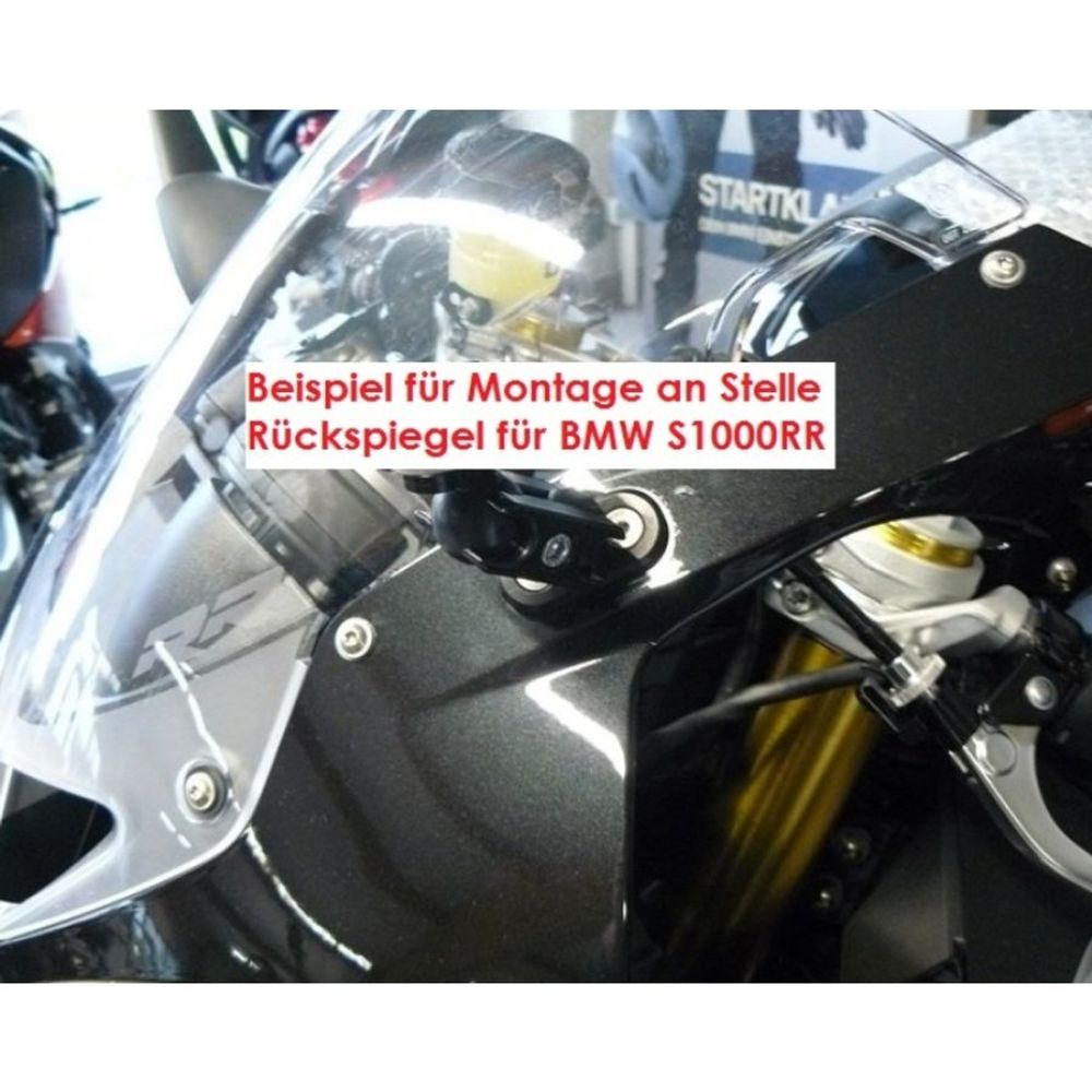 RA 4051-100-für Modell 5-6 GoPro Alu Kamera Halter Kugelflex® zur Montage AN STE