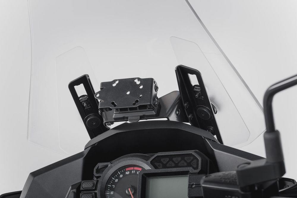 SWMO 72031544 Navi-Halter im Cockpit Kompatibel/Ersatz für Schwarz. Kawasaki Versys 1000 (15-17).
