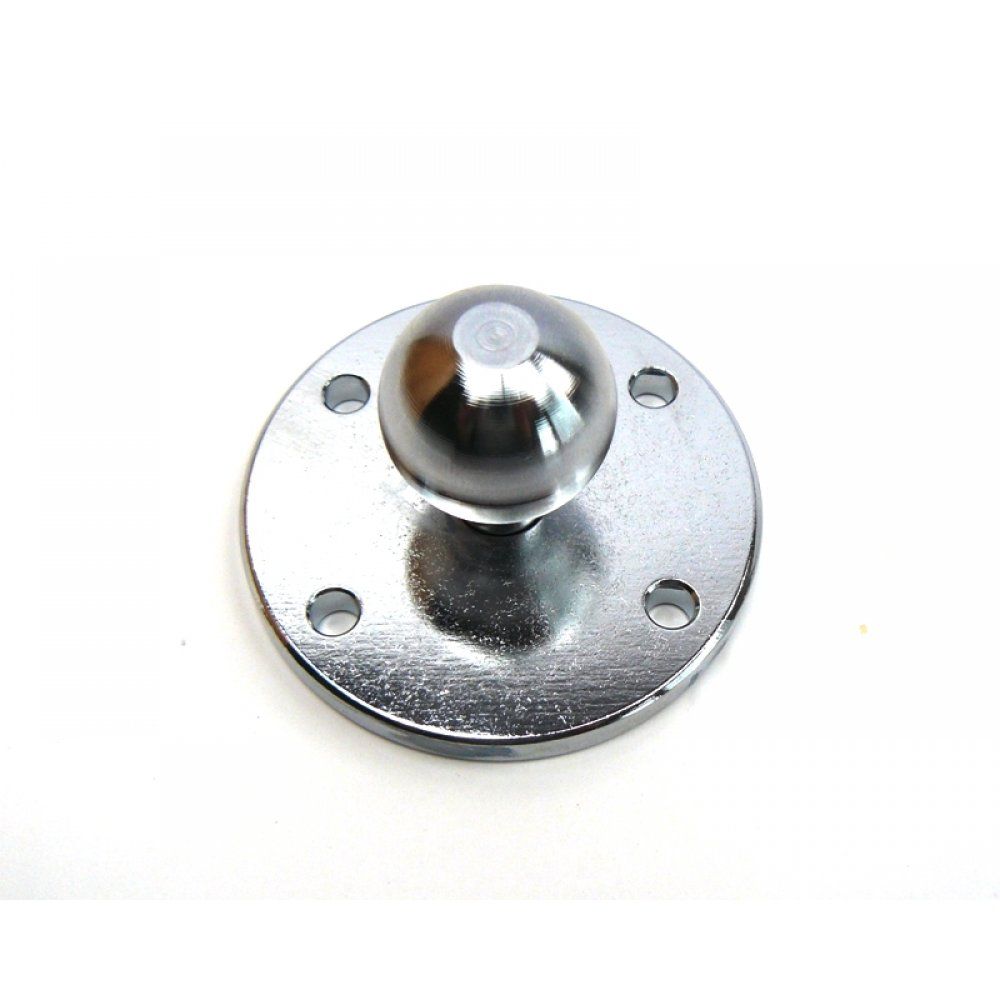 RA 3001c-gefräst verchromt Navi-Platte chrom Kugelflex® rund mit Kugel für TOMTO