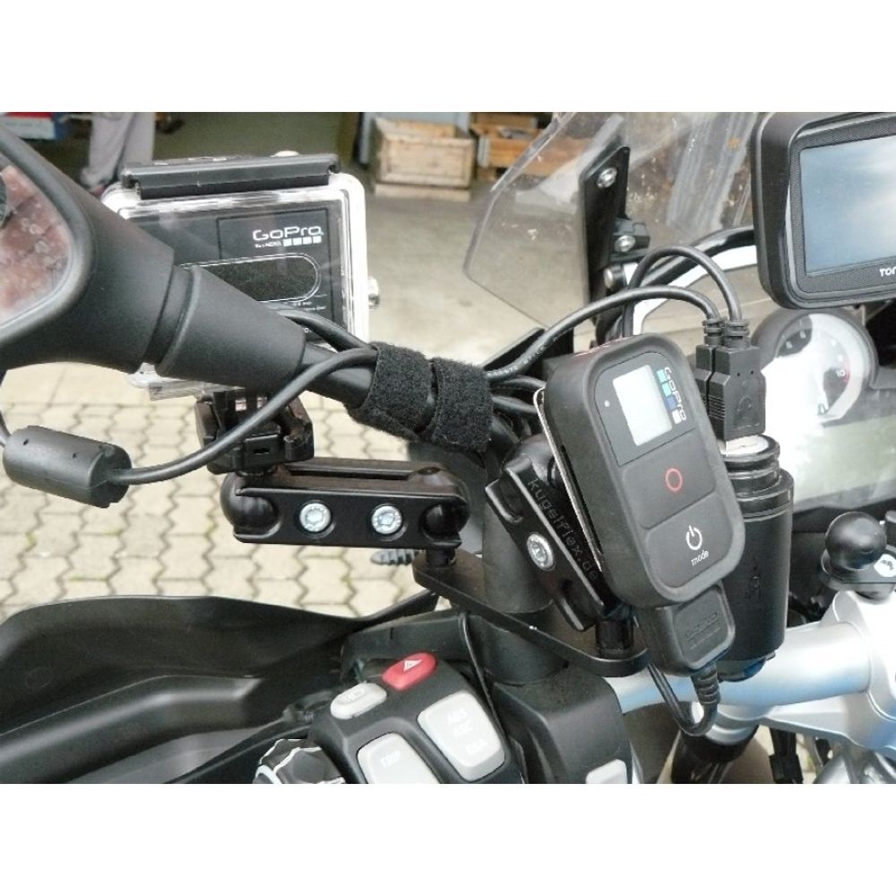 RA 4081-für Modell 7 Stromversorgung mit 2xL050 und 1xL075 Alu Halter Kugelflex®