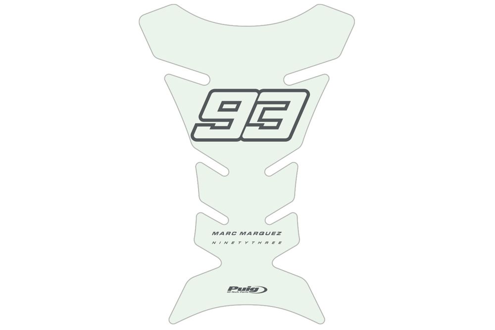 PUIG 20682W 93 Tankprotector | Marc Márquez  passend fuer APRILIA RSV1000 R MILLE Transparent