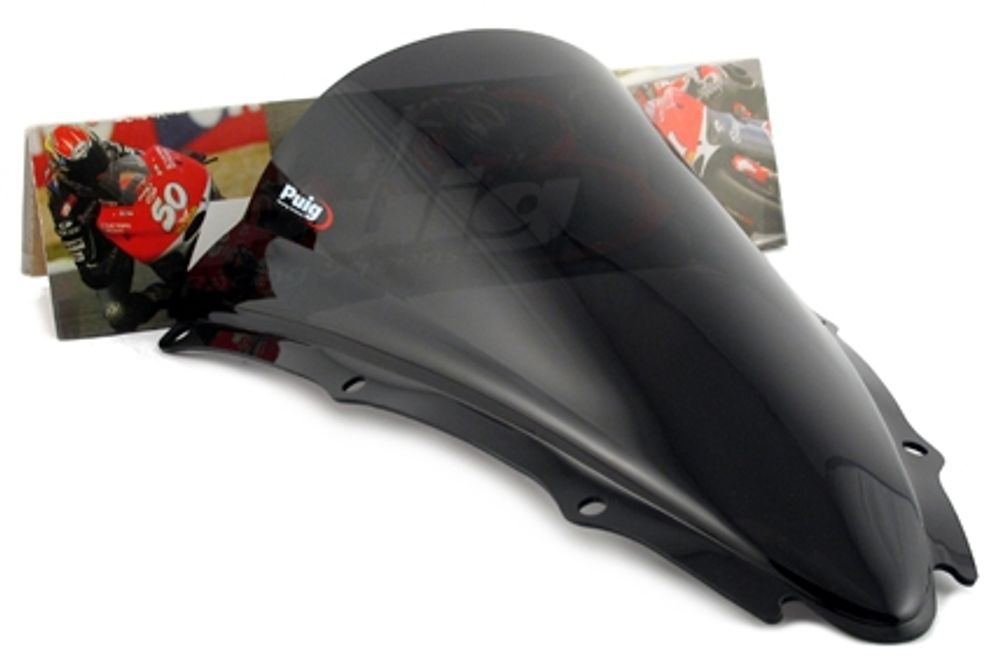Puig 0044F Racing Scheibe verfügbar fuer Yamaha YZF 1000 R1 00-01 schwarz getoe