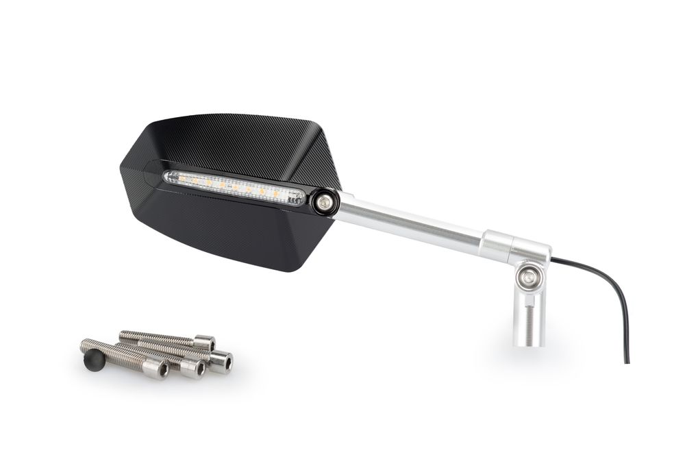 PUIG 015DN GTI Rückspiegel  passend fuer KAWASAKI Z750 Schwarz
