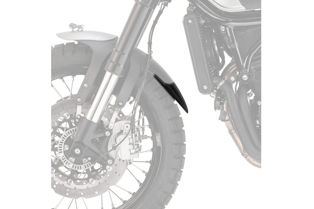 PUIG 3516N Verlängerung des vorderen Schutzblechs  passend fuer BENELLI LEONCINO 500 Schwarz