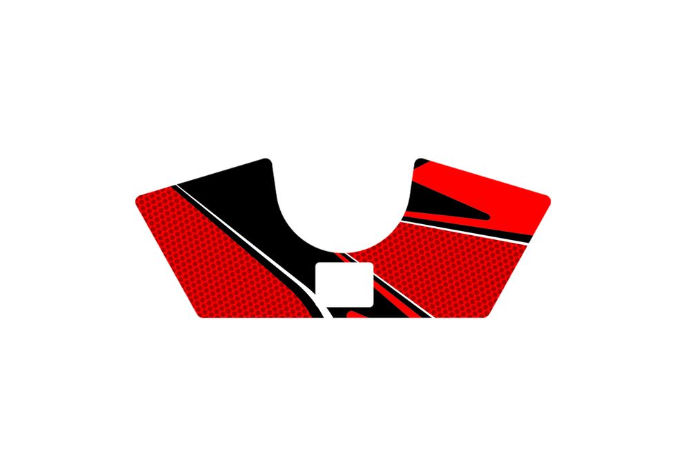 PUIG 6907R Radikal Yoke Protector  passend fuer HONDA CBR500R Rot