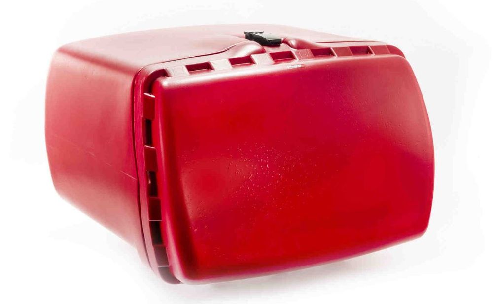 PUIG 0468R Maxi Box  passend fuer SYM SYMPHONY SR 125 Rot