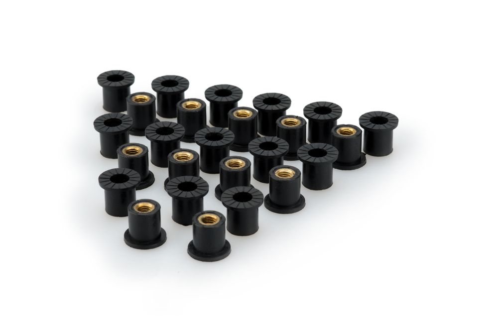 PUIG 0715N Silentblocks  passend fuer UNIVERSAL UNIVERSAL Schwarz