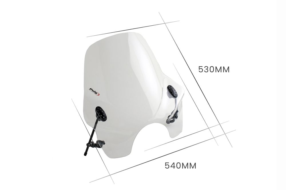 PUIG 0856W Touring I  passend fuer HONDA X-ELEVEN Transparent