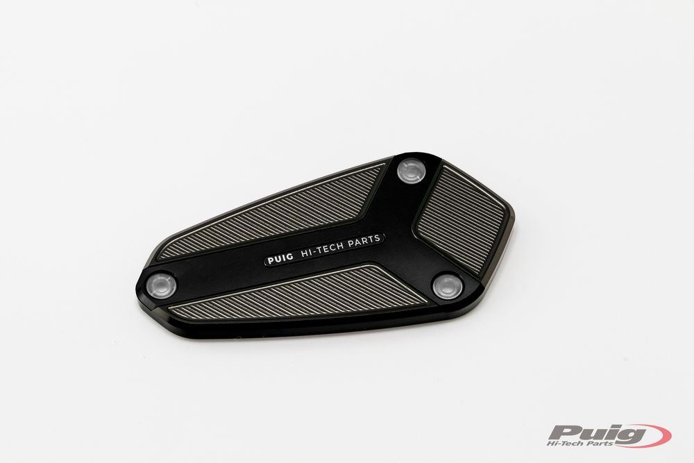 PUIG 9277N Vorderer Bremsflüssigkeitsbehälterdeckel  passend fuer KAWASAKI Z1000 Schwarz