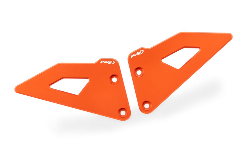 PUIG 22263T Fersenplatten  passend fuer KTM 990 DUKE Orange