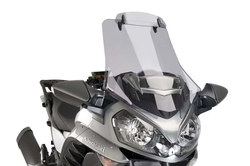 PUIG 7629H Tourenscheibe mit Spoilerscheibe  passend fuer KAWASAKI GTR1400 Getönt