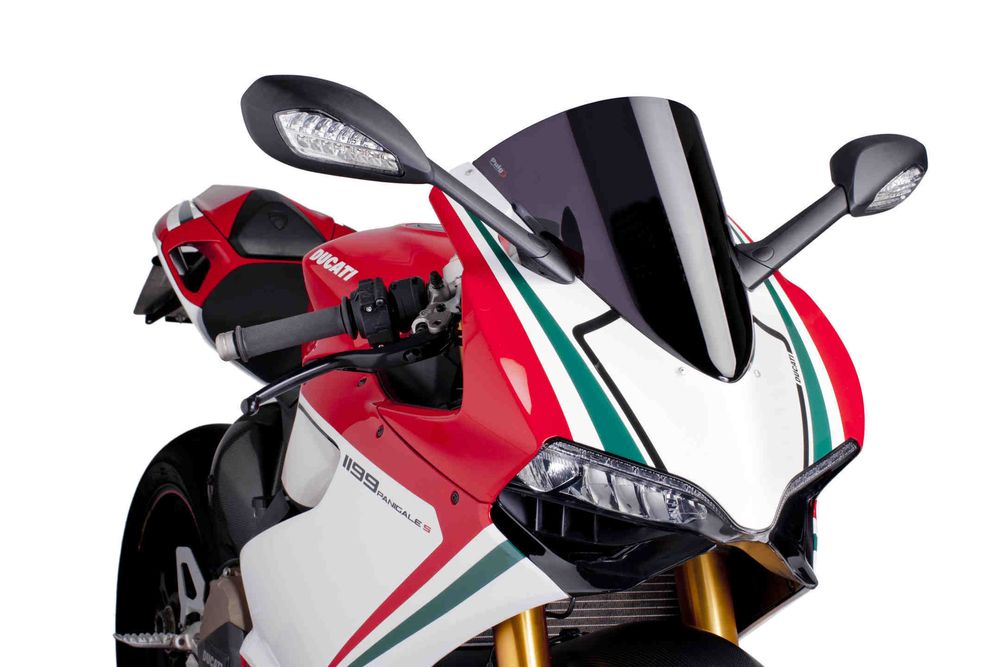 PUIG 5990F R-Racer Scheibe  passend fuer DUCATI 1199 PANIGALE Stark getönt