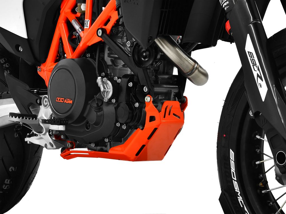 Ibex 10005541 Kompatibel/Ersatz für Motorschutz KTM 690 SMC R BJ 2019-22 Orange